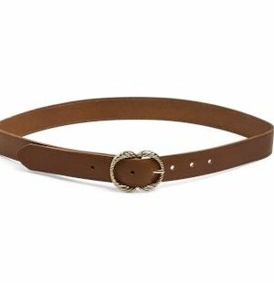 PIECES PCSOFFIA Ceinture Cuir Cognac