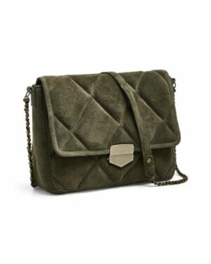 PIECES PCSOL Sac en Daim Deep Lichen Green