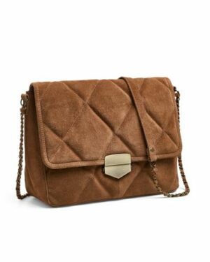 PIECES PCSOL Sac en Daim Whiskey Brown