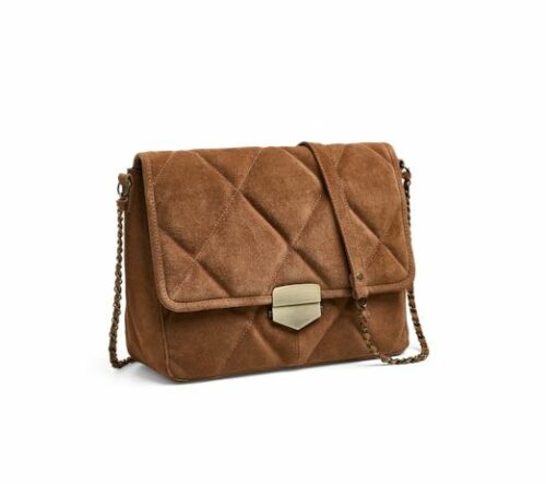 PIECES PCSOL Sac en Daim Whiskey Brown