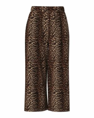 PIECES PCFLORA Pantalon Black Léopard