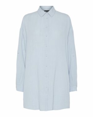 PIECES PCSASTINA Chemise Cashmere Blue