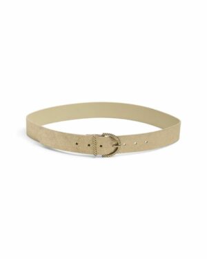 PIECES PCSURA Ceinture Suede Gold Colour