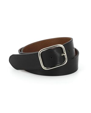 HERBERT LA VICE-VERSA Ceinture Noir/Camel