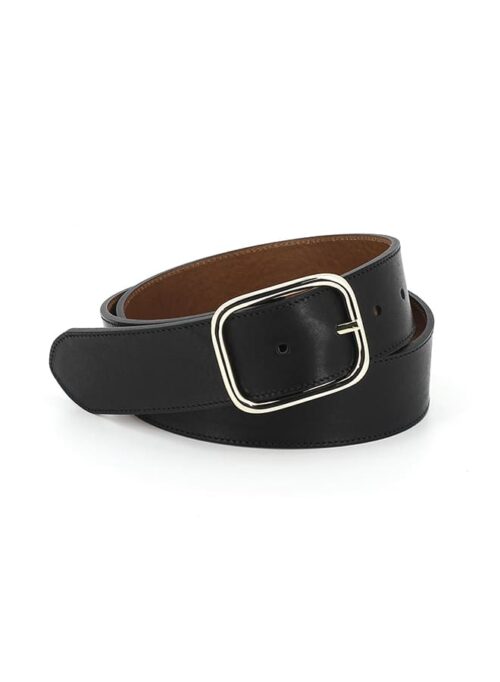 HERBERT LA VICE-VERSA Ceinture Noir/Camel