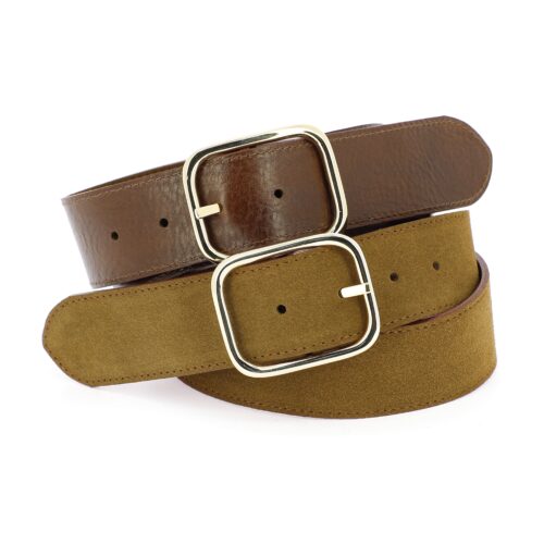 HERBERT LA VICE-VERSA BI-MAT Ceinture Nutella/Tobacco – Image 4