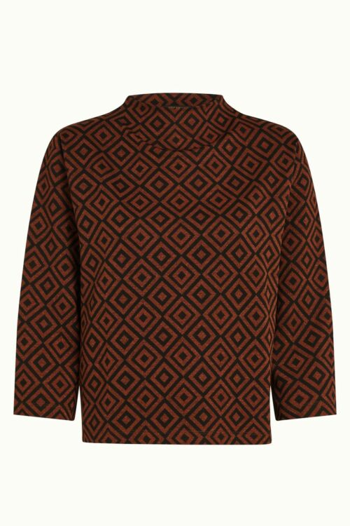 KING LOUIE GUENDA Top Lotan Pecan Brown
