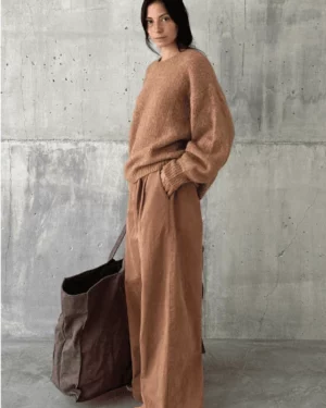 MYSAYANG IMAN LONG Pantalon Long Chestnut