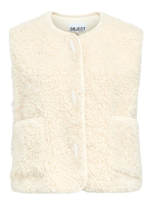 OBJECT OBJIDUNA Veste Sans Manches White Sand