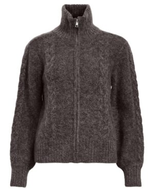 OBJECT OBJNETE Cardigan Seal Brown