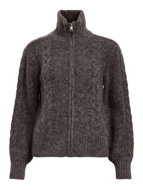 OBJECT OBJNETE Cardigan Seal Brown
