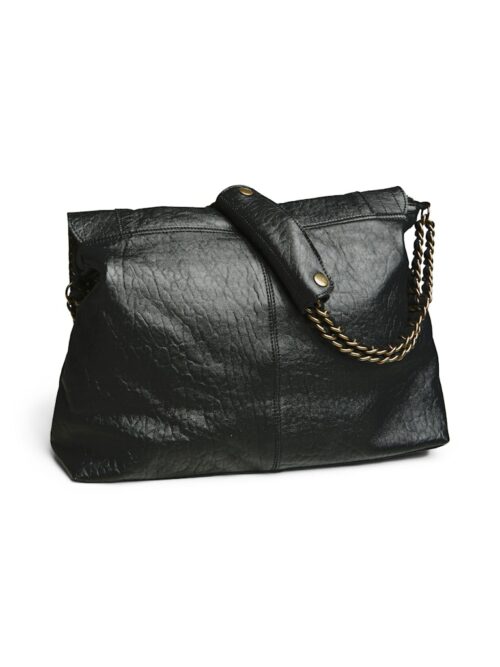 PIECES PCFELIZIA Sac Cuir Black Bubble – Image 4