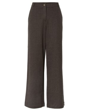 PIECES PCMAMILLA Pantalon Tailleur Large Hot Fudge