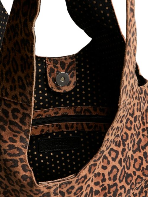 PIECES PCMARIA Sac Cuir Black Leo – Image 4