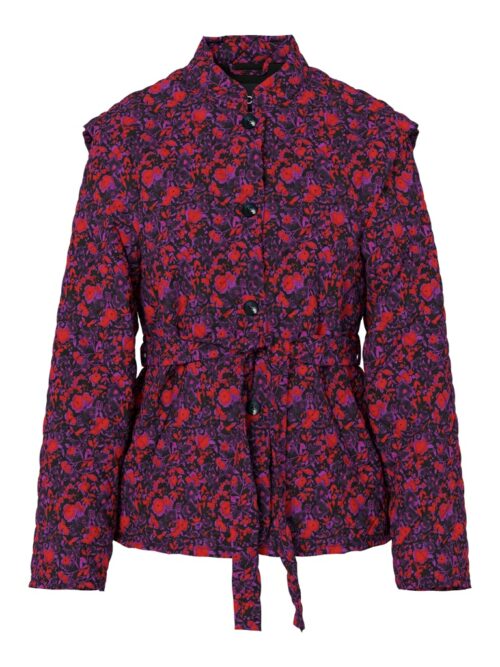 PIECES PCMAROLINE Veste Black Dahlia