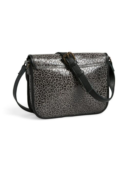 PIECES PCMIRINA Sac Cuir Concrete Grey Cheetah – Image 2