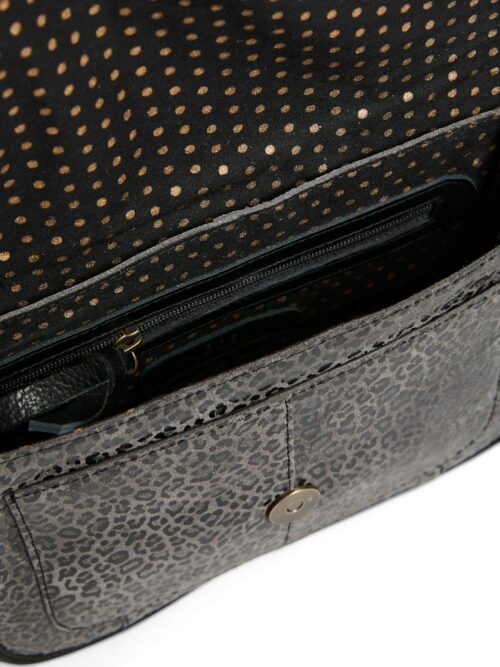PIECES PCMIRINA Sac Cuir Concrete Grey Cheetah – Image 3