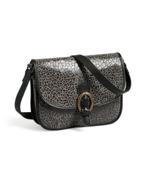 PIECES PCMIRINA Sac Cuir Concrete Grey Cheetah