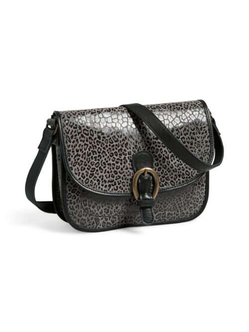 PIECES PCMIRINA Sac Cuir Concrete Grey Cheetah