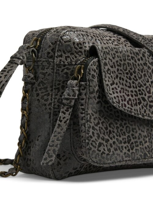 PIECES PCNAINA Sac Cuir Concrete Grey Cheetah – Image 3