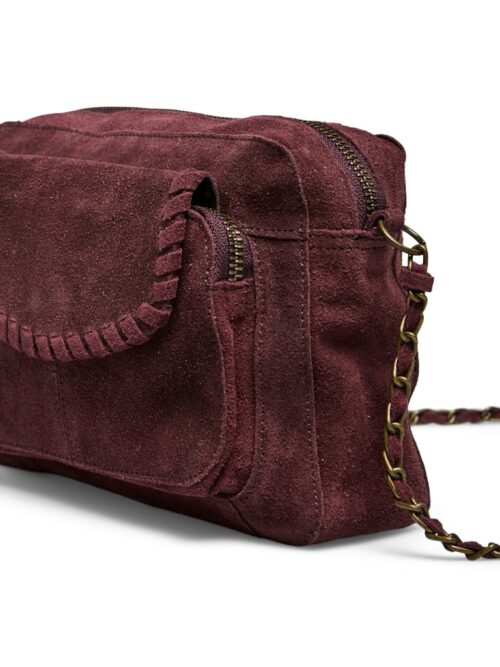 PIECES PCSALLI Sac Suede Tawny Port – Image 4