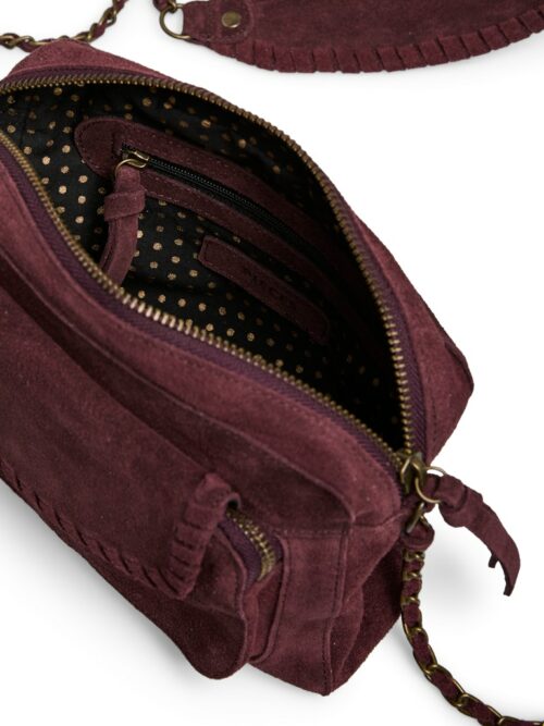 PIECES PCSALLI Sac Suede Tawny Port – Image 2
