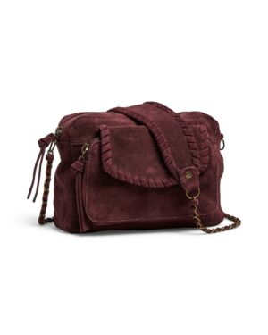 PIECES PCSALLI Sac Suede Tawny Port