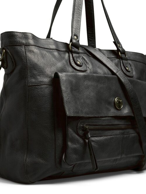 PIECES PCTOTALLY Sac de Voyage Cuir Black Bubble – Image 3