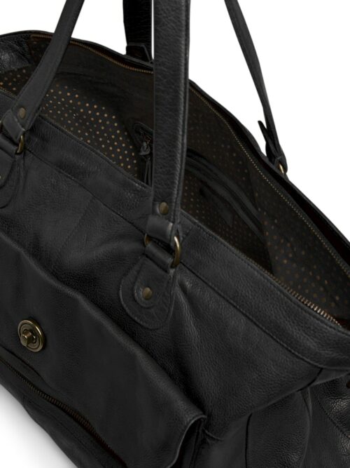 PIECES PCTOTALLY Sac de Voyage Cuir Black Bubble – Image 2