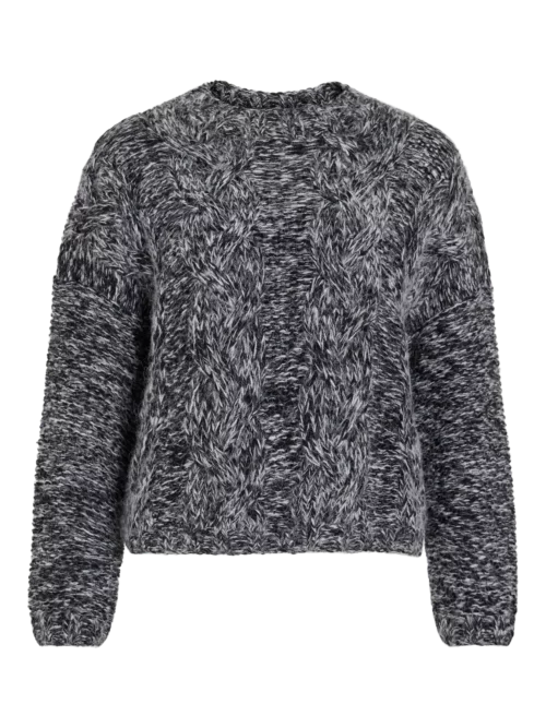 VILA ROUGE EDIT ROUEMMA Pull Medium Grey Melange