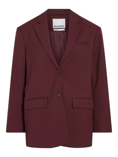 VILA ROUGE EDIT ROULIA Blazer Oversize Decadent Chocolate