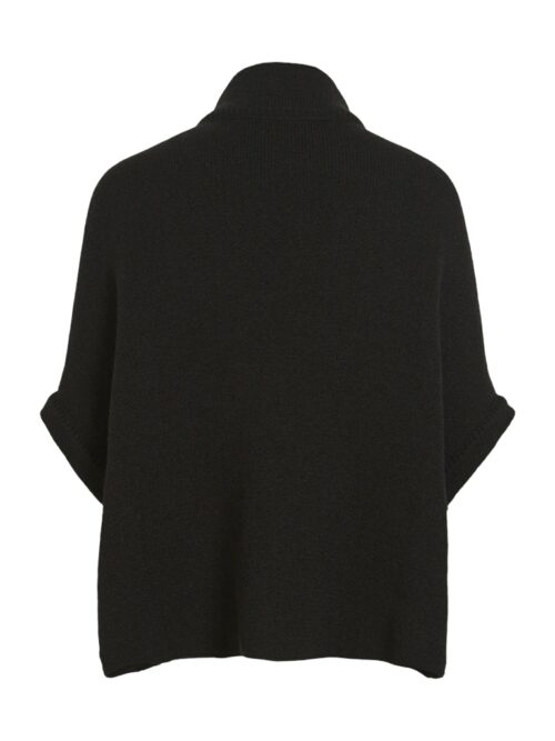 VILA VICEMRE Poncho Black – Image 6