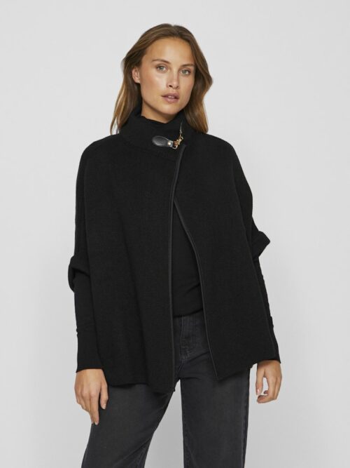 VILA VICEMRE Poncho Black