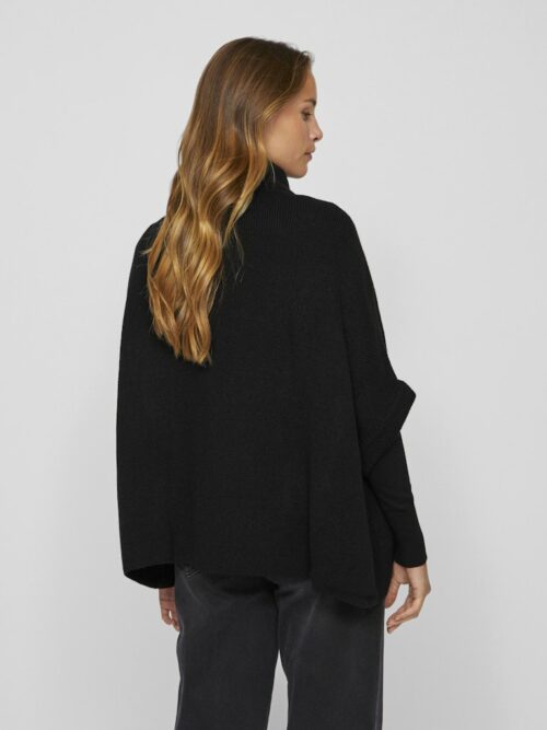 VILA VICEMRE Poncho Black – Image 3