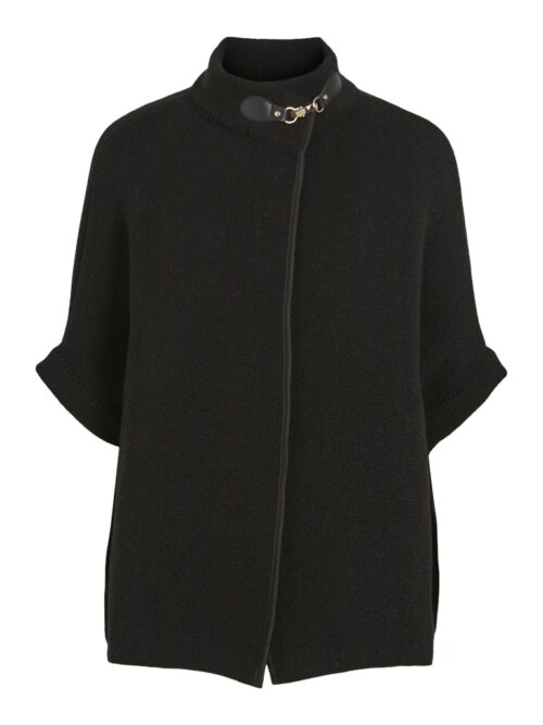 VILA VICEMRE Poncho Black – Image 5