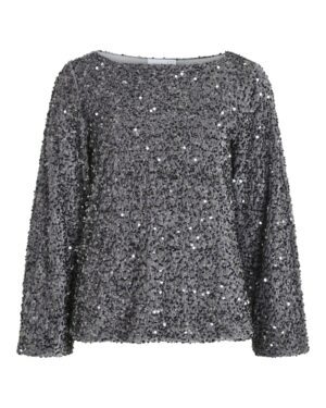 VILA VIFAITH Top Sequins Poppy Seed