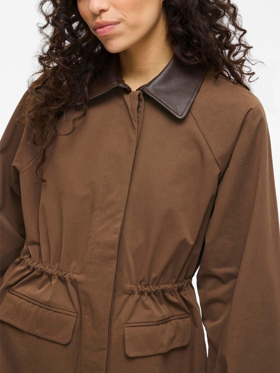 VILA VIHELLA Manteau Long Coffee Bean – Image 4