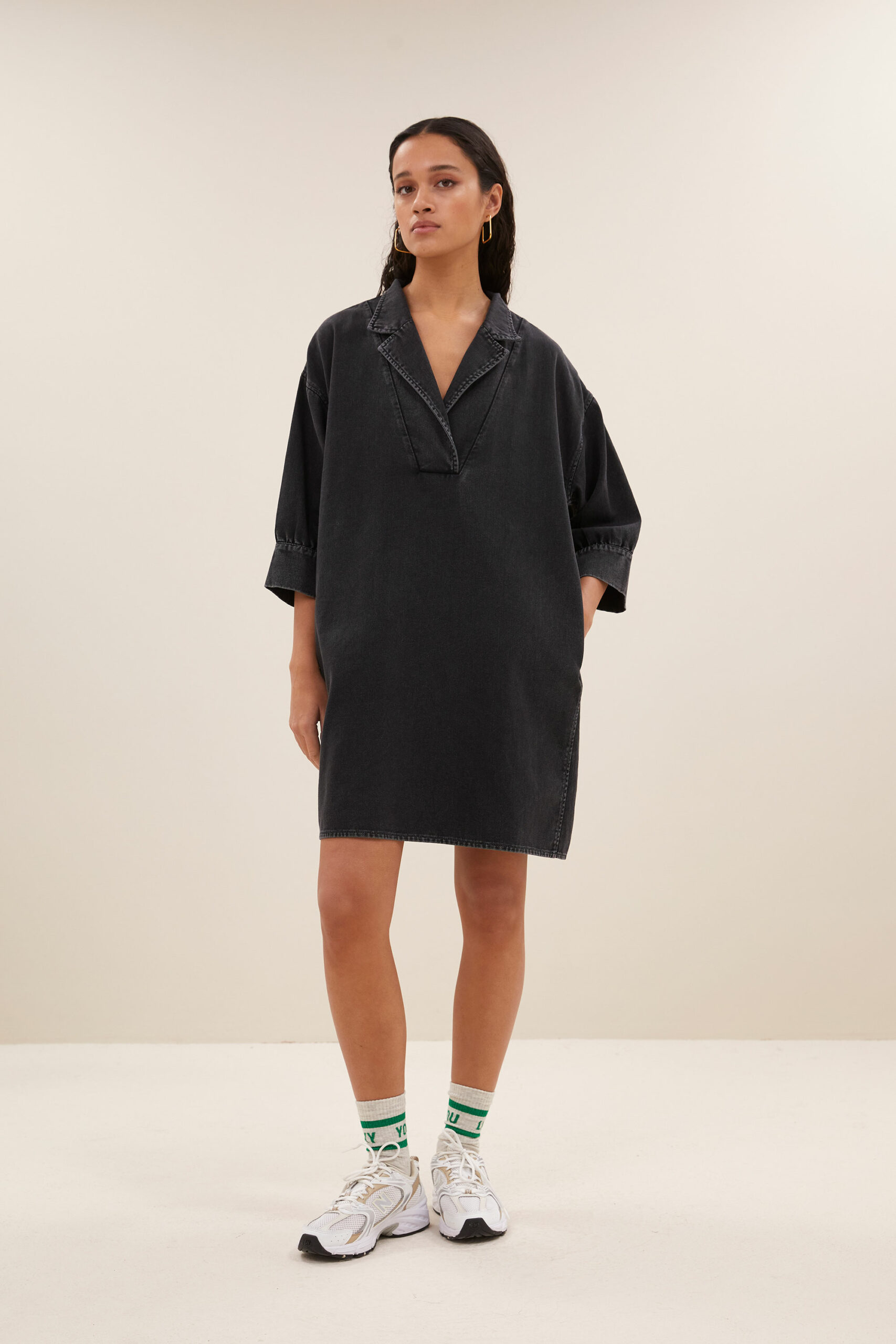 BY-BAR PINO Robe Jet Black