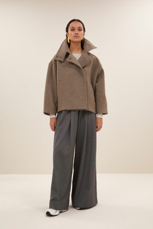 BY-BAR RIKA Manteau Dark Sand – Image 3