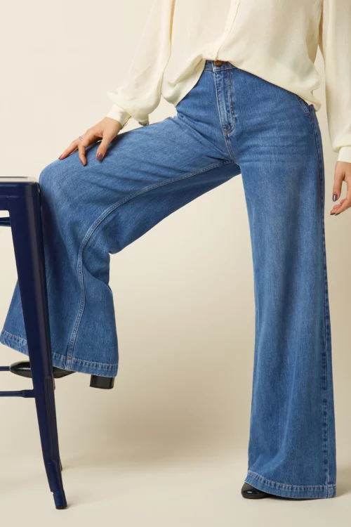 KING LOUIE PEPPA Jean Stone Denim Blue Tint – Image 2