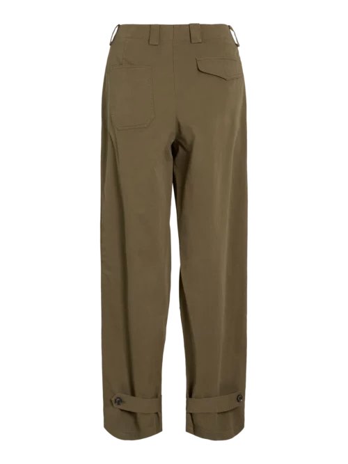 VILA ROUGE EDIT ROUFIONA Pantalon Dark Olive – Image 7
