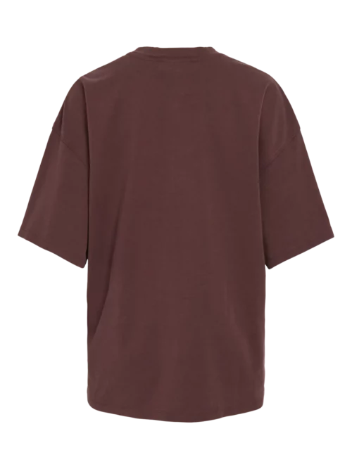 VILA ROUGE EDIT ROUSOPHIAS T-Shirt Oversize Decadent Chocolate – Image 6
