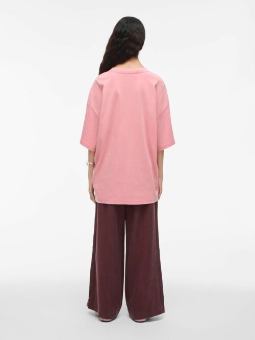 VILA ROUGE EDIT ROUSOPHIAS T-Shirt Oversize Peach Blossom – Image 4