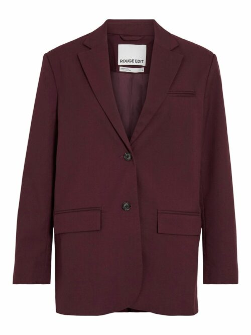 VILA ROUGE EDIT ROULIA Blazer Oversize Decadent Chocolate – Image 6