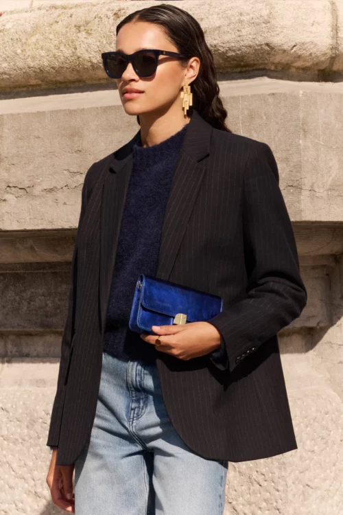 BY-BAR JILL Blazer Midnight Stripe
