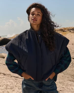 BY-BAR OSCAR Veste sans Manches Dark Navy