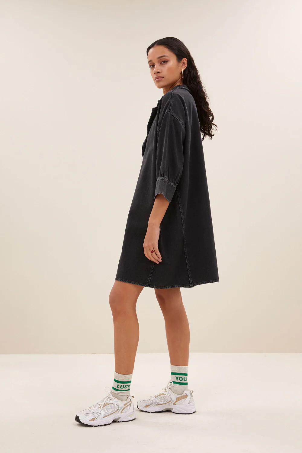 BY-BAR PINO Robe Jet Black – Image 3