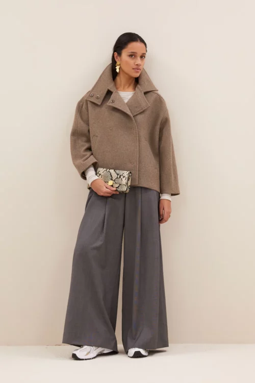 BY-BAR RIKA Manteau Dark Sand – Image 2