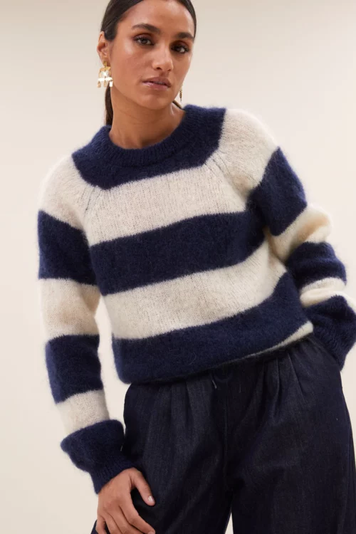 BY-BAR SIAN Pull Midnight Stripe – Image 2