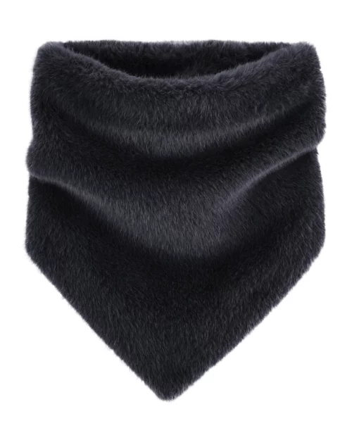 LABDIP ALEXIS MINK Bandana Fourrure Carbone – Image 2